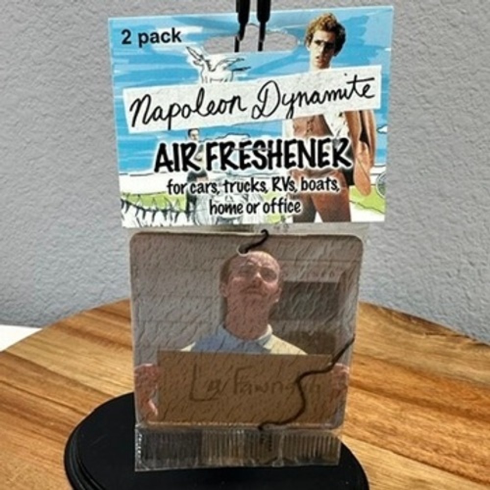 VTG Napoleon Dynamite Air Freshener Kip LaFawnduh C&D Visionary 2005 Deadstock